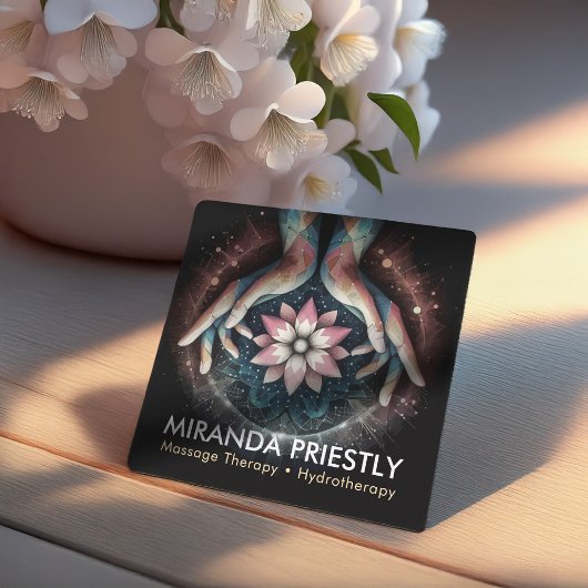 Massagetherapie Healing Hands Energy Spa Wellness Vierkante Visitekaartje