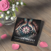 Massagetherapie Healing Hands Energy Spa Wellness Vierkante Visitekaartje