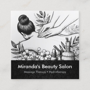 Massagetherapie Healing Hands Energy Spa Wellness Vierkante Visitekaartje