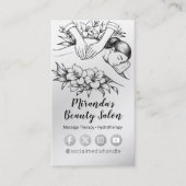 Massagetherapie Healing Hands Energy Spa Wellness Visitekaartje (Voorkant)