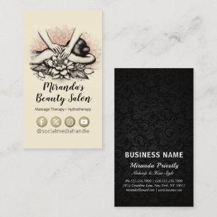 Massagetherapie Healing Hands Energy Spa Wellness Visitekaartje