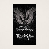 Massagetherapie Healing Hands Energy Spa Wellness Visitekaartje (Voorkant)