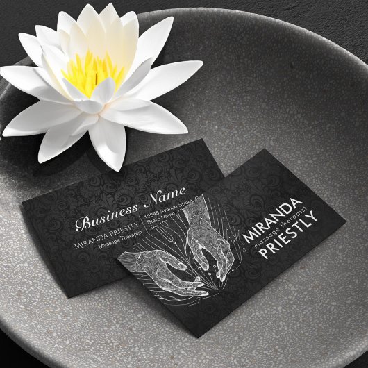 Massagetherapie Healing Hands Energy Spa Wellness Visitekaartje
