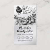 Massagetherapie Healing Hands Energy Spa Wellness Visitekaartje (Voorkant)