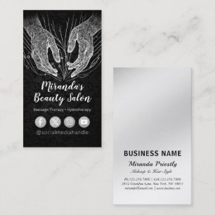 Massagetherapie Healing Hands Energy Spa Wellness Visitekaartje