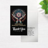 Massagetherapie Healing Hands Energy Spa Wellness Visitekaartje (Bureau)