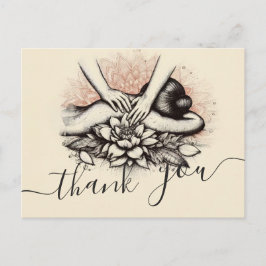 Massagetherapie Helende Handen Energie Spa Welzijn Briefkaart