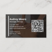 Massagetherapie Holistische Wellness Therapeuten Visitekaartje (Voorkant)