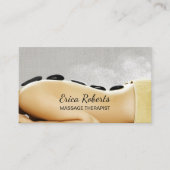 Massagetherapie Hot Stone Beauty Spa Salon Visitekaartje (Voorkant)