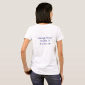 Massagetherapie in Franklin Tennessee T-shirt (Achterkant volledig)