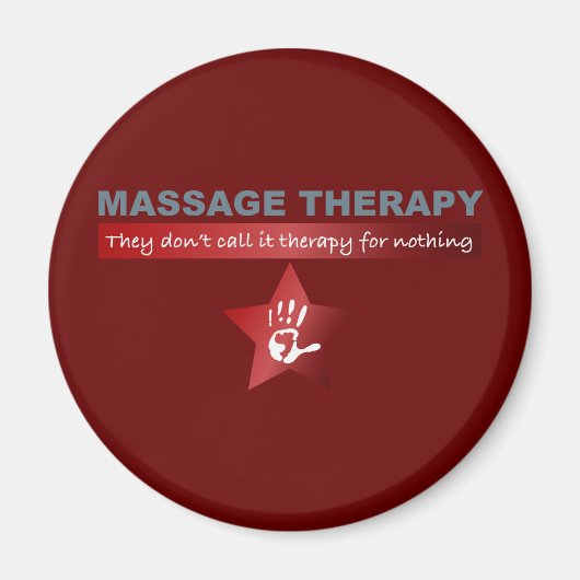 Massagetherapie in Ruby Red Magneet (Voorkant)
