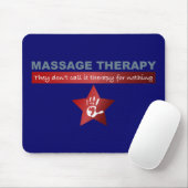 Massagetherapie in Ruby Red Muismat (Met muis)