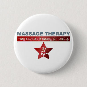 Massagetherapie in Ruby Red Ronde Button 5,7 Cm