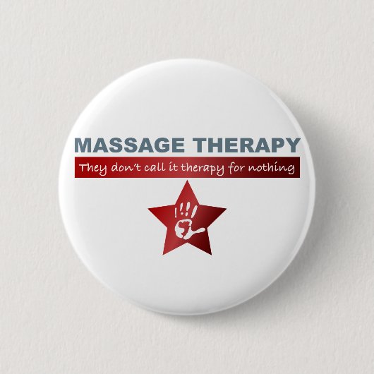 Massagetherapie in Ruby Red Ronde Button 5,7 Cm (Voorkant)