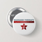 Massagetherapie in Ruby Red Ronde Button 5,7 Cm (Voorkant /achterkant)