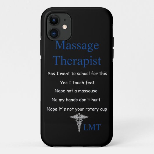 Massagetherapie iPhone Hoesje (Achterkant)