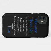Massagetherapie iPhone Hoesje (Achterkant (horizontaal))