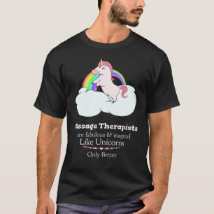 Massagetherapie is net zoiets als een bloedbad van t-shirt
