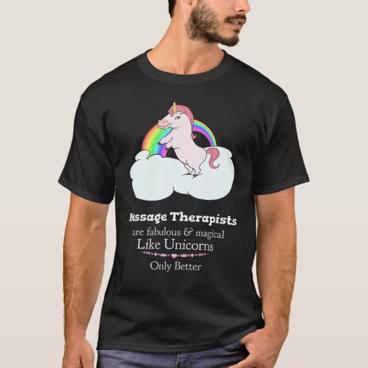 Massagetherapie is net zoiets als een bloedbad van t-shirt (Voorkant)