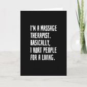 Massagetherapie Kaart (Voorkant)