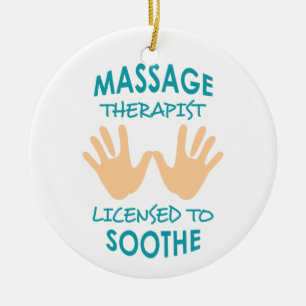 Massagetherapie Keramisch Ornament