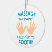 Massagetherapie Keramisch Ornament (Links)