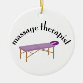 Massagetherapie Keramisch Ornament (Voorkant)