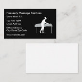 Massagetherapie Klassieke Visitekaartjes (Voorkant / Achterkant)