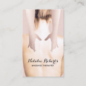 Massagetherapie Lichaamsverzorging Gezondheid Spa Visitekaartje (Voorkant)