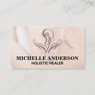Massagetherapie Logo Spa Visitekaartje