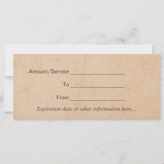  massagetherapie Lotus Gift Certificates (Achterkant)