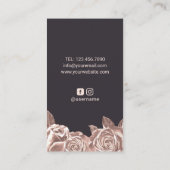 Massagetherapie Lux Hands & Flowers Chiropractic Visitekaartje (Achterkant)