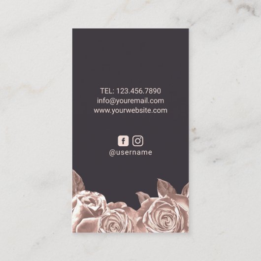 Massagetherapie Lux Hands & Flowers Chiropractic Visitekaartje (Achterkant)