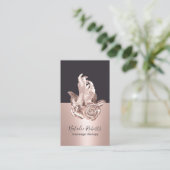 Massagetherapie Lux Hands & Flowers Chiropractic Visitekaartje (Staand voorkant)