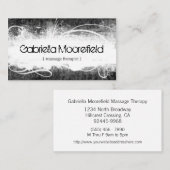 Massagetherapie met Extreme Grunge Visitekaartje (Voorkant / Achterkant)