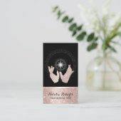 Massagetherapie met Reiki Spa Roos Gold Healing Ha Visitekaartje (Staand voorkant)