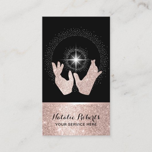 Massagetherapie met Reiki Spa Roos Gold Healing Ha Visitekaartje