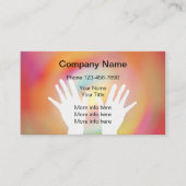 Massagetherapie Modern Design Visitekaartje (Voorkant)