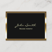 Massagetherapie Moderne goudtherapie Visitekaartje (Voorkant)