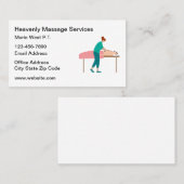 Massagetherapie Moderne Visitekaartjes (Voorkant / Achterkant)