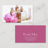 Massagetherapie Natuurlijke Essentiële Olie Aromat Visitekaartje (Voorkant / Achterkant)