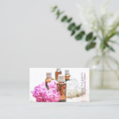 Massagetherapie Natuurlijke Essentiële Olie Aromat Visitekaartje (Staand voorkant)