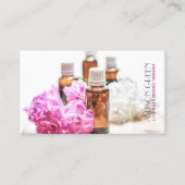 Massagetherapie Natuurlijke Essentiële Olie Aromat Visitekaartje (Voorkant)