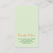 Massagetherapie Natuurlijke Essentiële Olie Aromat Visitekaartje (Achterkant)