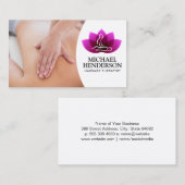 Massagetherapie | Professioneel Visitekaartje (Voorkant / Achterkant)