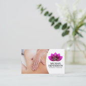 Massagetherapie | Professioneel Visitekaartje (Staand voorkant)