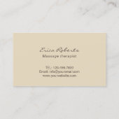 Massagetherapie Professionele Therapie Loyalty (Achterkant)