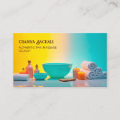 👍 Massagetherapie QR Visitekaartje (Voorkant)