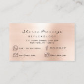 Massagetherapie Reflexologie Therapeut Sociale hui Visitekaartje (Achterkant)