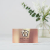 Massagetherapie Reflexologietherapie Copper Ivory Visitekaartje (Staand voorkant)